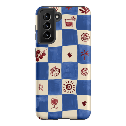 Afternoon Mezze Cornflower Printed Phone Cases Samsung Galaxy S21 / Armoured by Charlie Taylor - The Dairy