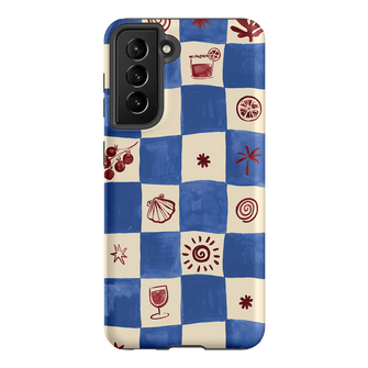 Afternoon Mezze Cornflower Printed Phone Cases Samsung Galaxy S21 / Armoured by Charlie Taylor - The Dairy