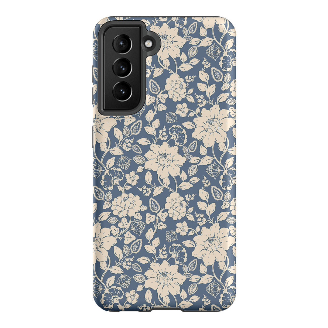 Blue Garden Printed Phone Cases Samsung Galaxy S21 / Armoured by Kasiags Art - The Dairy
