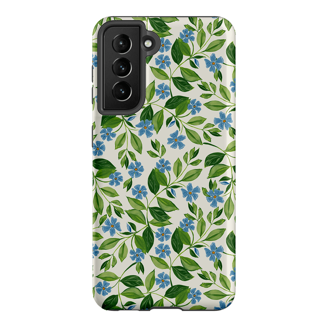 Blue Vines Printed Phone Cases Samsung Galaxy S21 / Armoured by Ellie Mae - The Dairy