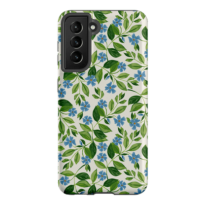 Blue Vines Printed Phone Cases Samsung Galaxy S21 / Armoured by Ellie Mae - The Dairy