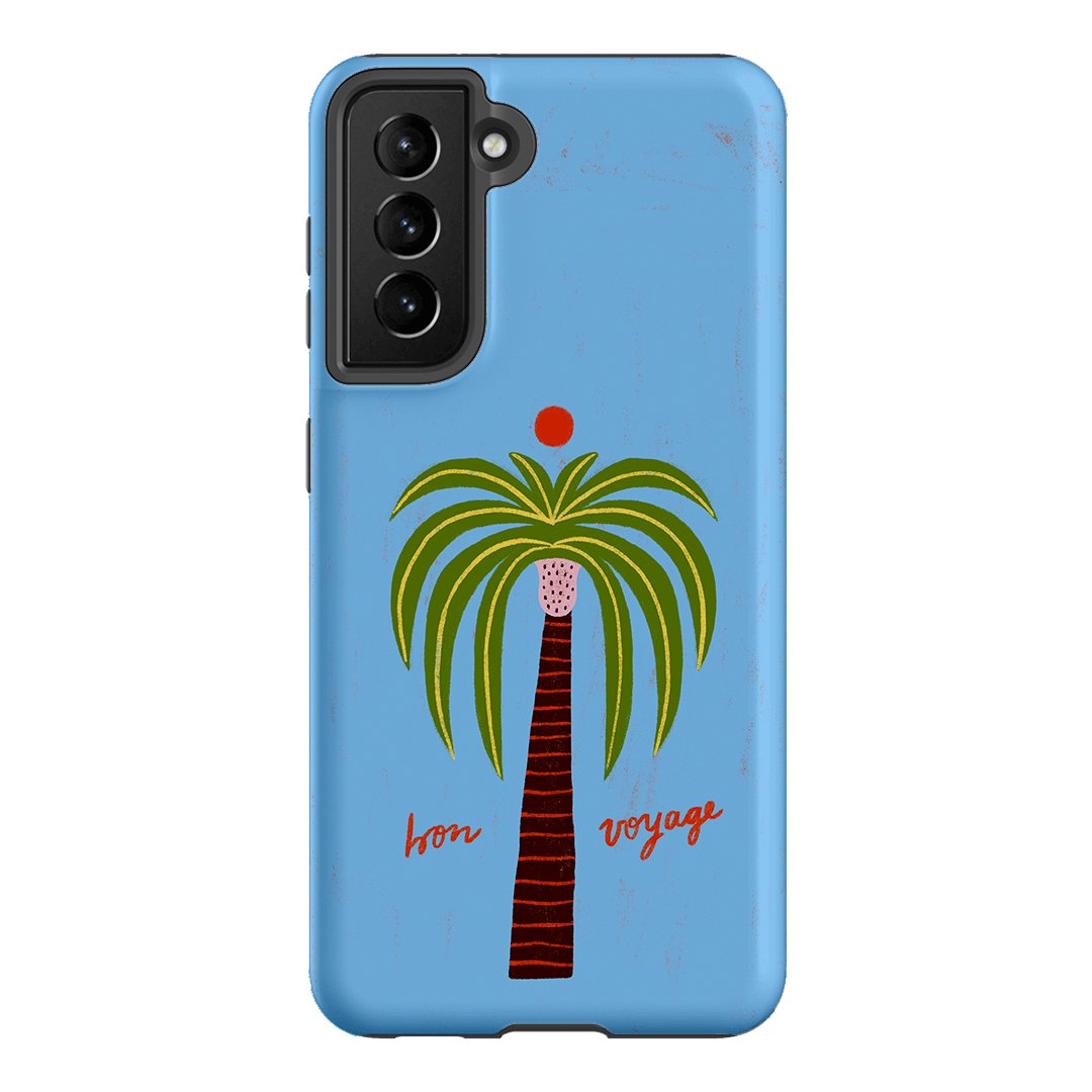 Bon Voyage Blue Printed Phone Cases Samsung Galaxy S21 / Armoured by Marie Fauritte - The Dairy