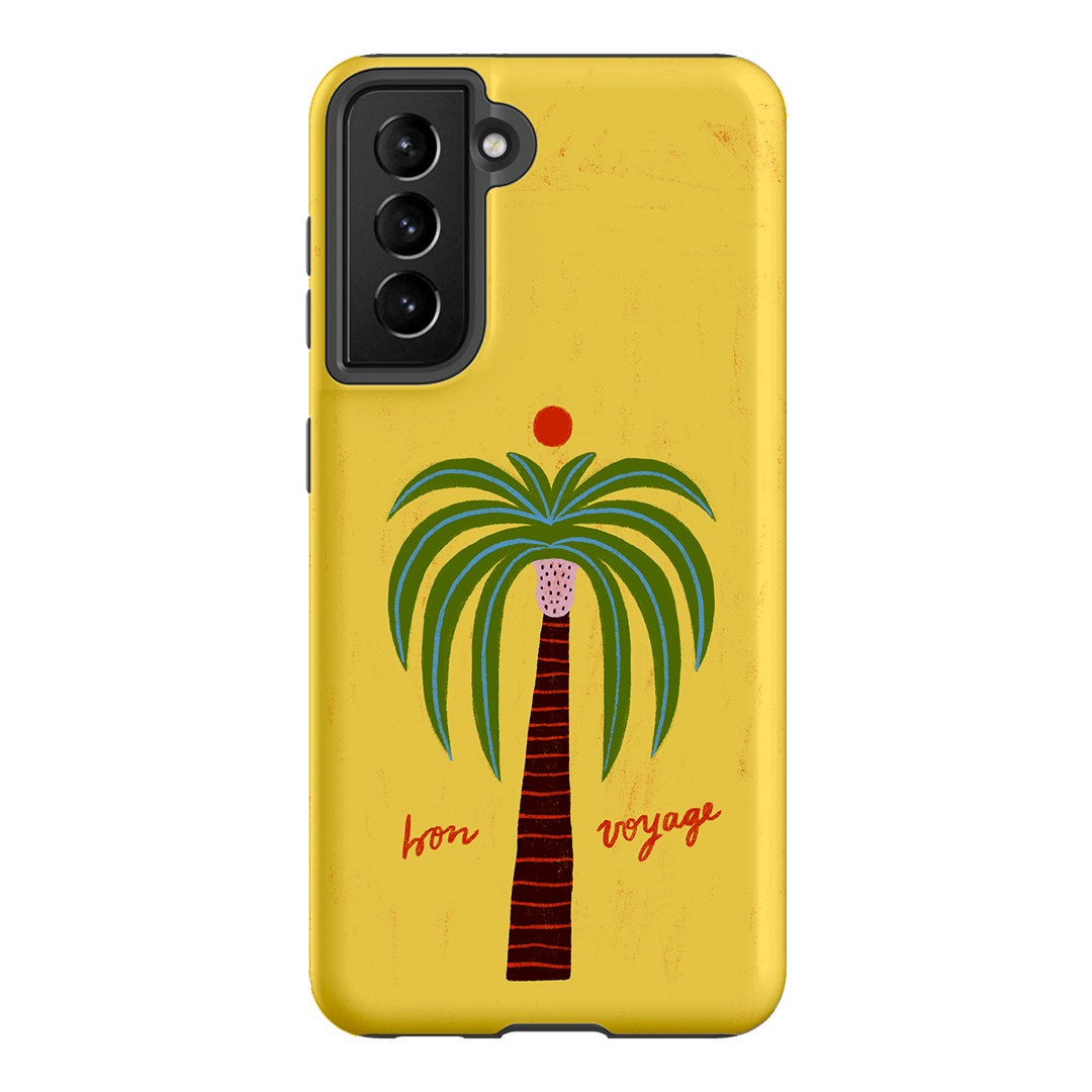 Bon Voyage Yellow Printed Phone Cases Samsung Galaxy S21 / Armoured by Marie Fauritte - The Dairy