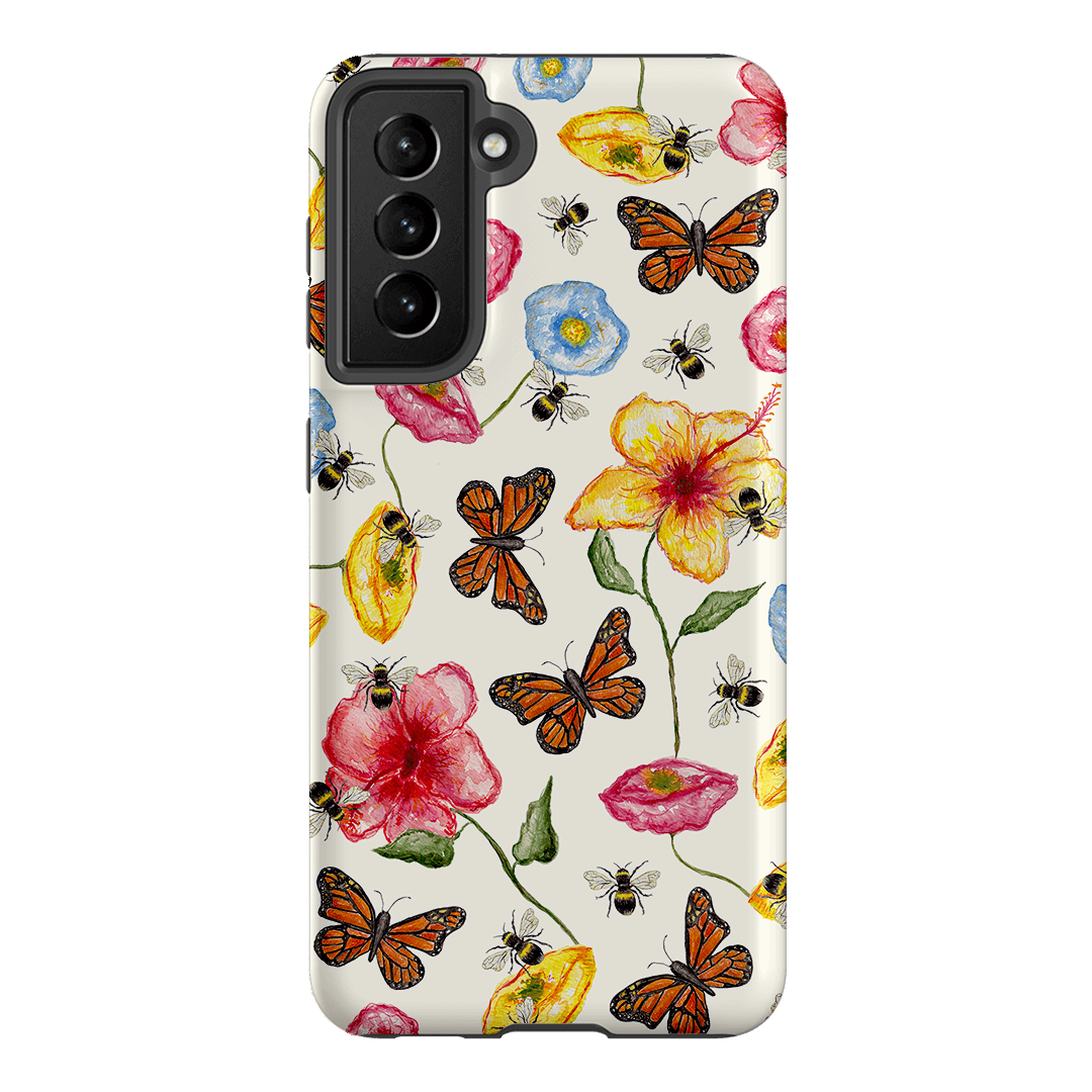 Butterflies & Bees Printed Phone Cases Samsung Galaxy S21 / Armoured by BG. Studio - The Dairy