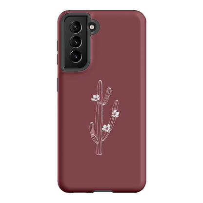 Cactus Flower Printed Phone Cases Samsung Galaxy S21 / Armoured by Typoflora - The Dairy