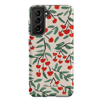 Cherry Love Printed Phone Cases Samsung Galaxy S21 / Armoured by Phthalo Ruth - The Dairy
