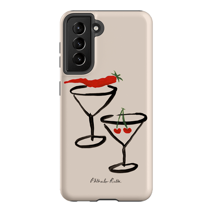 Chili Cherry Printed Phone Cases Samsung Galaxy S21 / Armoured by Phthalo Ruth - The Dairy