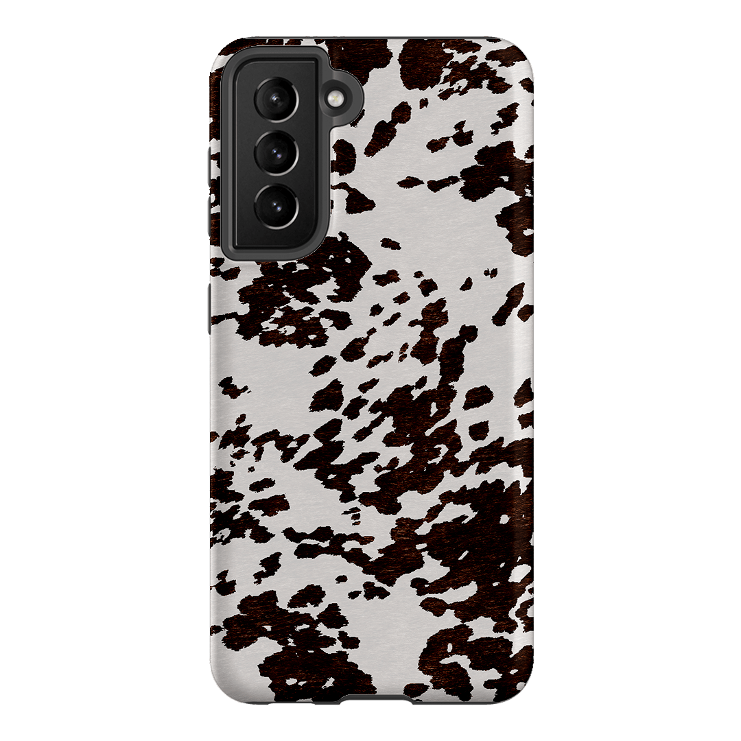 Cowhide Charm Printed Phone Cases Samsung Galaxy S21 / Armoured by The Dairy - The Dairy