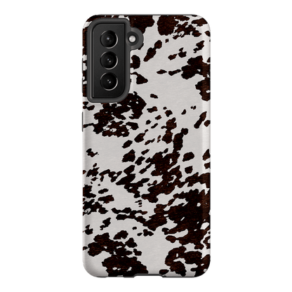Cowhide Charm Printed Phone Cases Samsung Galaxy S21 / Armoured by The Dairy - The Dairy