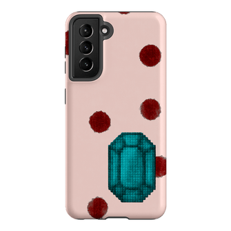 December Turquoise Printed Phone Cases Samsung Galaxy S21 / Armoured by Joiana - The Dairy