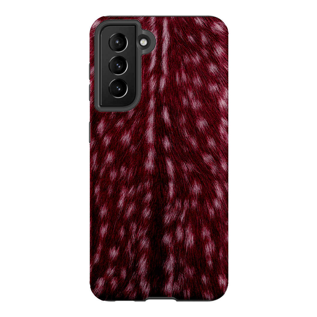 Fawn Burgundy Printed Phone Cases Samsung Galaxy S21 / Armoured by The Dairy - The Dairy