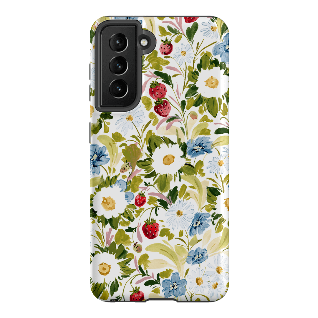 Garden Strawberries Printed Phone Cases Samsung Galaxy S21 / Armoured by Ellie Mae - The Dairy