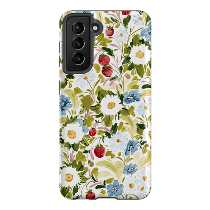 Garden Strawberries Printed Phone Cases Samsung Galaxy S21 / Armoured by Ellie Mae - The Dairy