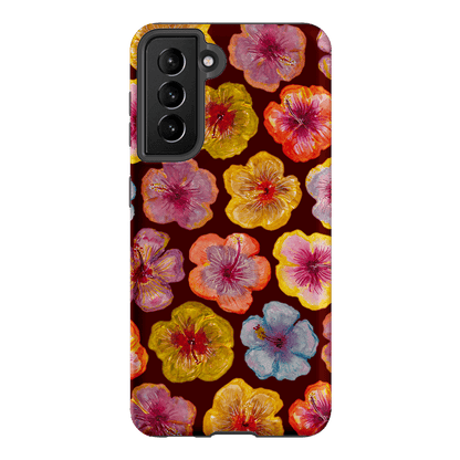 Hibiscus Holiday Rouge Printed Phone Cases Samsung Galaxy S21 / Armoured by BG. Studio - The Dairy