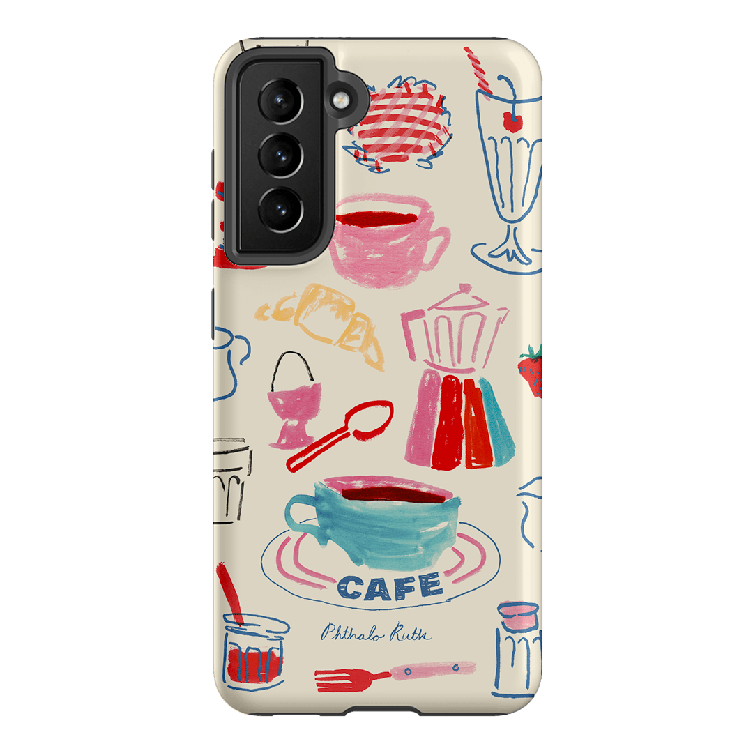 Home Cafe Printed Phone Cases Samsung Galaxy S21 / Armoured by Phthalo Ruth - The Dairy