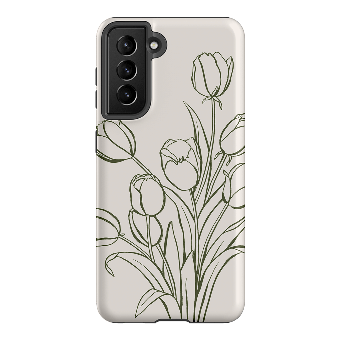 Inked Tulips Printed Phone Cases Samsung Galaxy S21 / Armoured by Typoflora - The Dairy