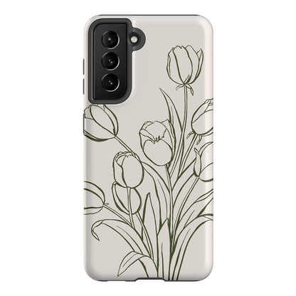 Inked Tulips Printed Phone Cases Samsung Galaxy S21 / Armoured by Typoflora - The Dairy