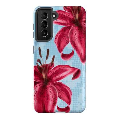 Lillies Printed Phone Cases Samsung Galaxy S21 / Armoured by Sally Hungerford - The Dairy