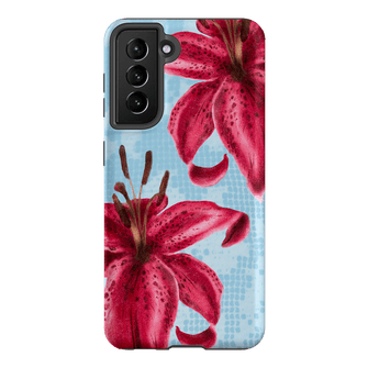 Lillies Printed Phone Cases Samsung Galaxy S21 / Armoured by Sally Hungerford - The Dairy