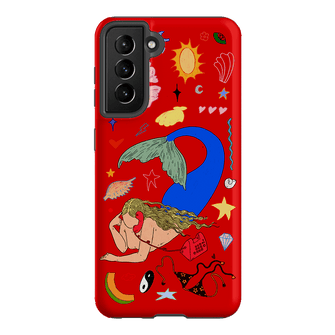 Mermaid Salad Scarlet Printed Phone Cases Samsung Galaxy S21 / Armoured by Easty Beasty - The Dairy