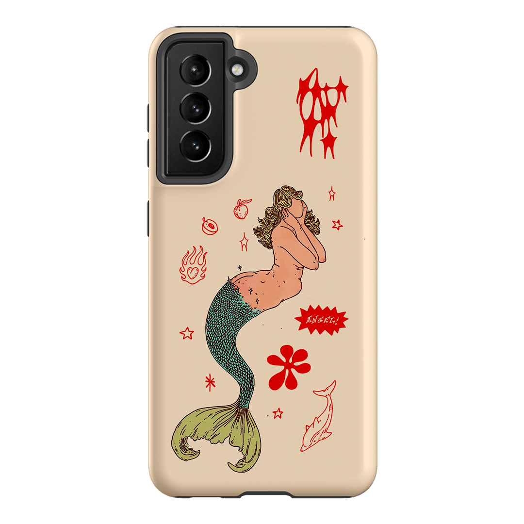 Mimi Cream Printed Phone Cases Samsung Galaxy S21 / Armoured by Easty Beasty - The Dairy
