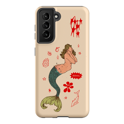 Mimi Cream Printed Phone Cases Samsung Galaxy S21 / Armoured by Easty Beasty - The Dairy