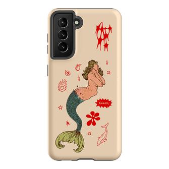 Mimi Cream Printed Phone Cases Samsung Galaxy S21 / Armoured by Easty Beasty - The Dairy