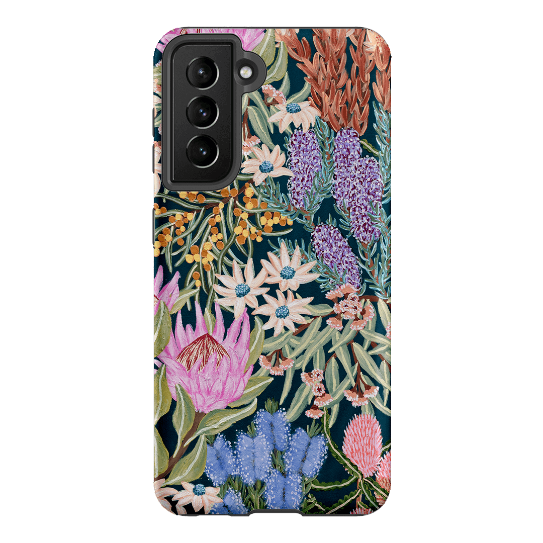Moonlit Floral Printed Phone Cases Samsung Galaxy S21 / Armoured by Amy Gibbs - The Dairy