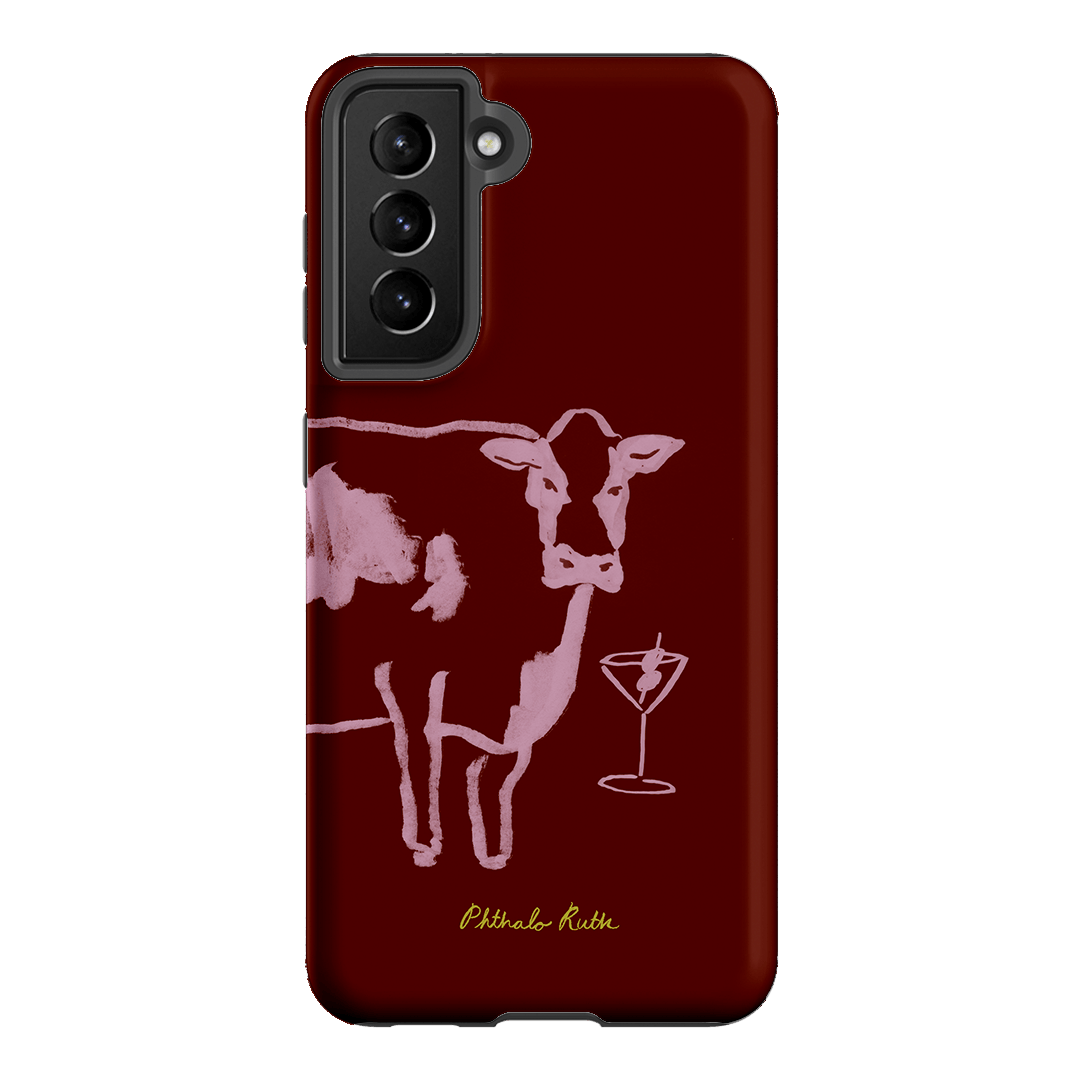 Mootini Berry Printed Phone Cases Samsung Galaxy S21 / Armoured by Phthalo Ruth - The Dairy