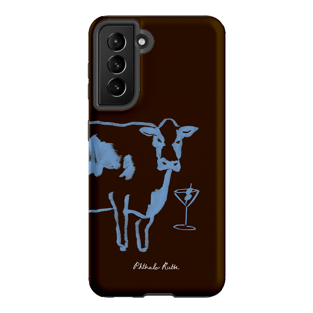 Mootini Espresso Printed Phone Cases Samsung Galaxy S21 / Armoured by Phthalo Ruth - The Dairy