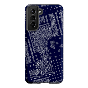 Paisley Indigo Printed Phone Cases Samsung Galaxy S21 / Armoured by The Dairy - The Dairy