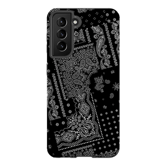 Paisley Noir Printed Phone Cases Samsung Galaxy S21 / Armoured by The Dairy - The Dairy