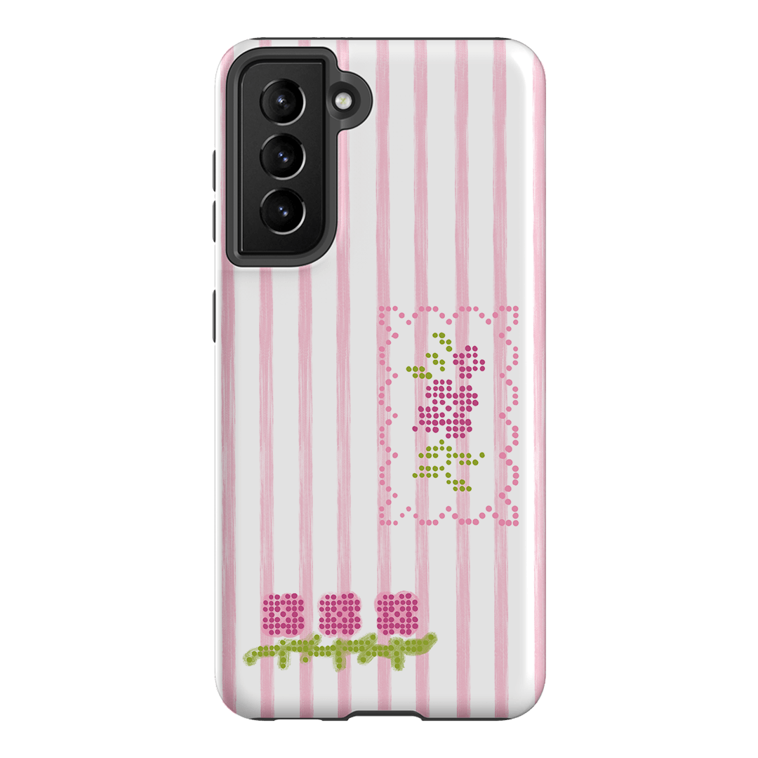 Patchwork Pink Printed Phone Cases Samsung Galaxy S21 / Armoured by Kayla Carr - The Dairy