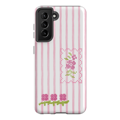 Patchwork Pink Printed Phone Cases Samsung Galaxy S21 / Armoured by Kayla Carr - The Dairy