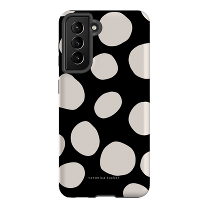 Pebbles Noir Printed Phone Cases Samsung Galaxy S21 / Armoured by Veronica Tucker - The Dairy