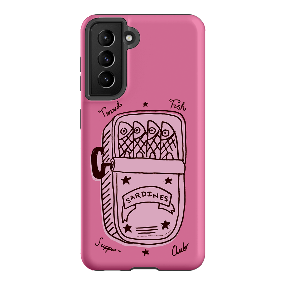 Sardine Social Pink Printed Phone Cases Samsung Galaxy S21 / Armoured by The Dairy - The Dairy