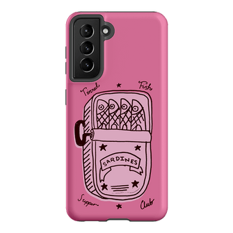 Sardine Social Pink Printed Phone Cases Samsung Galaxy S21 / Armoured by The Dairy - The Dairy