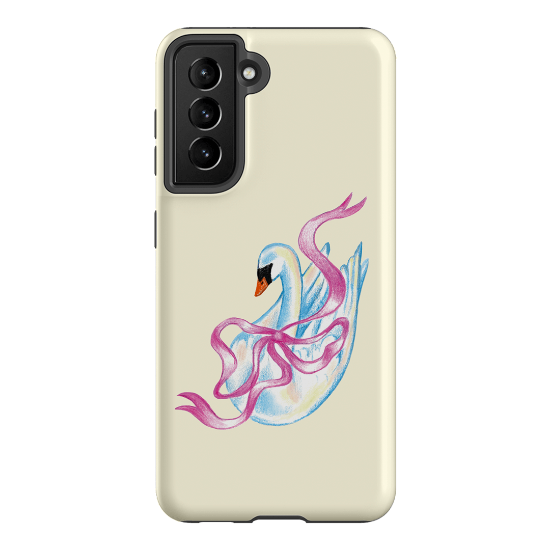Satin Swan Printed Phone Cases Samsung Galaxy S21 / Armoured by Femke Studio - The Dairy