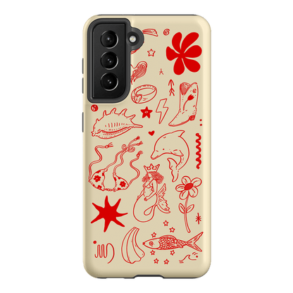Spiced Cowboy Cream Printed Phone Cases Samsung Galaxy S21 / Armoured by Easty Beasty - The Dairy