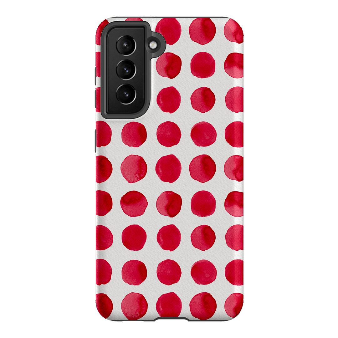 Spots in Red Printed Phone Cases by The Dairy - The Dairy