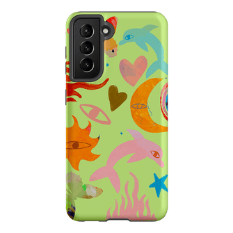 Tattoos Green Printed Phone Cases Samsung Galaxy S21 / Armoured by Kate Eliza - The Dairy