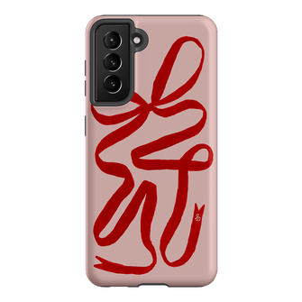 Valentine Ribbon Printed Phone Cases Samsung Galaxy S21 / Armoured by Jasmine Dowling - The Dairy