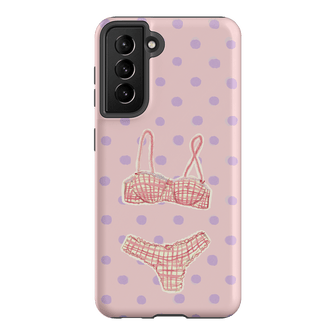 Vintage Gingham Printed Phone Cases Samsung Galaxy S21 / Armoured by Kayla Carr - The Dairy