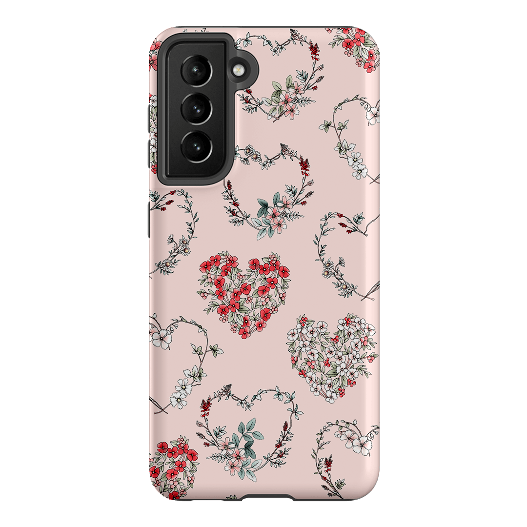 Wild Heart Wreath Printed Phone Cases Samsung Galaxy S21 / Armoured by Typoflora - The Dairy