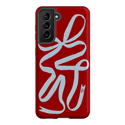 Cottage Ribbon Printed Phone Cases Samsung Galaxy S21 / Armoured by Jasmine Dowling - The Dairy