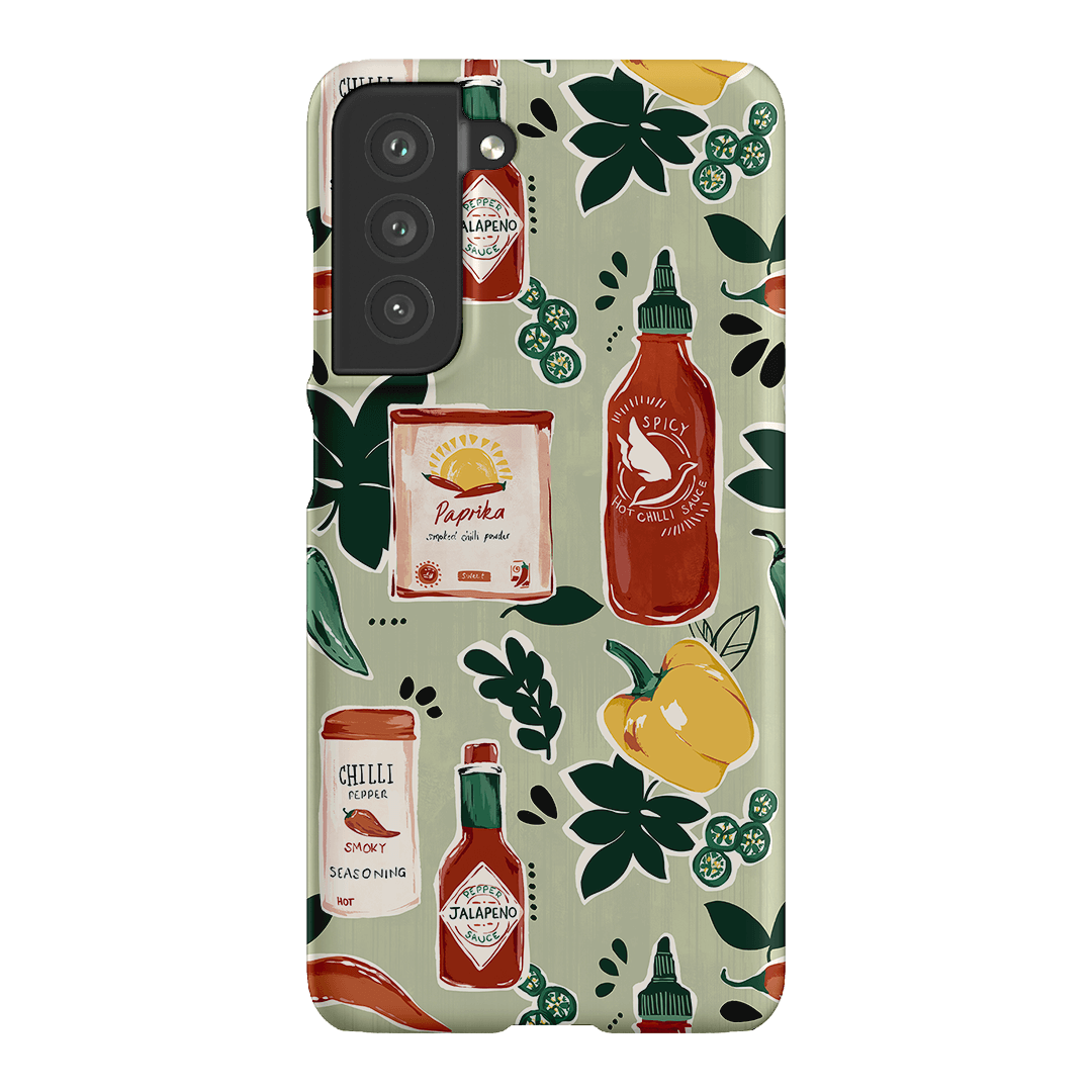 Chilli Pepper Printed Phone Cases Samsung Galaxy S21 FE / Snap by Charlie Taylor - The Dairy