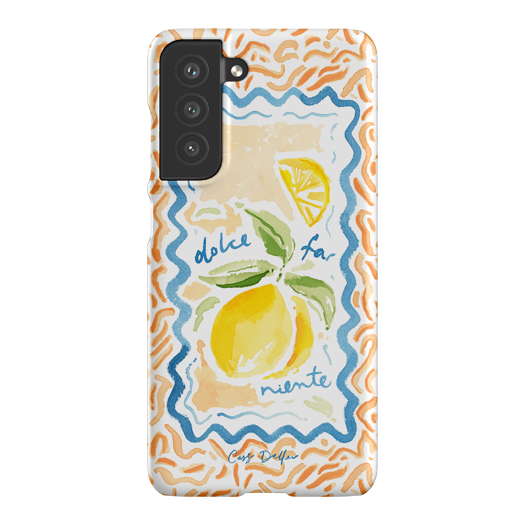 Dolce Far Niente Printed Phone Cases Samsung Galaxy S21 FE / Snap by Cass Deller - The Dairy