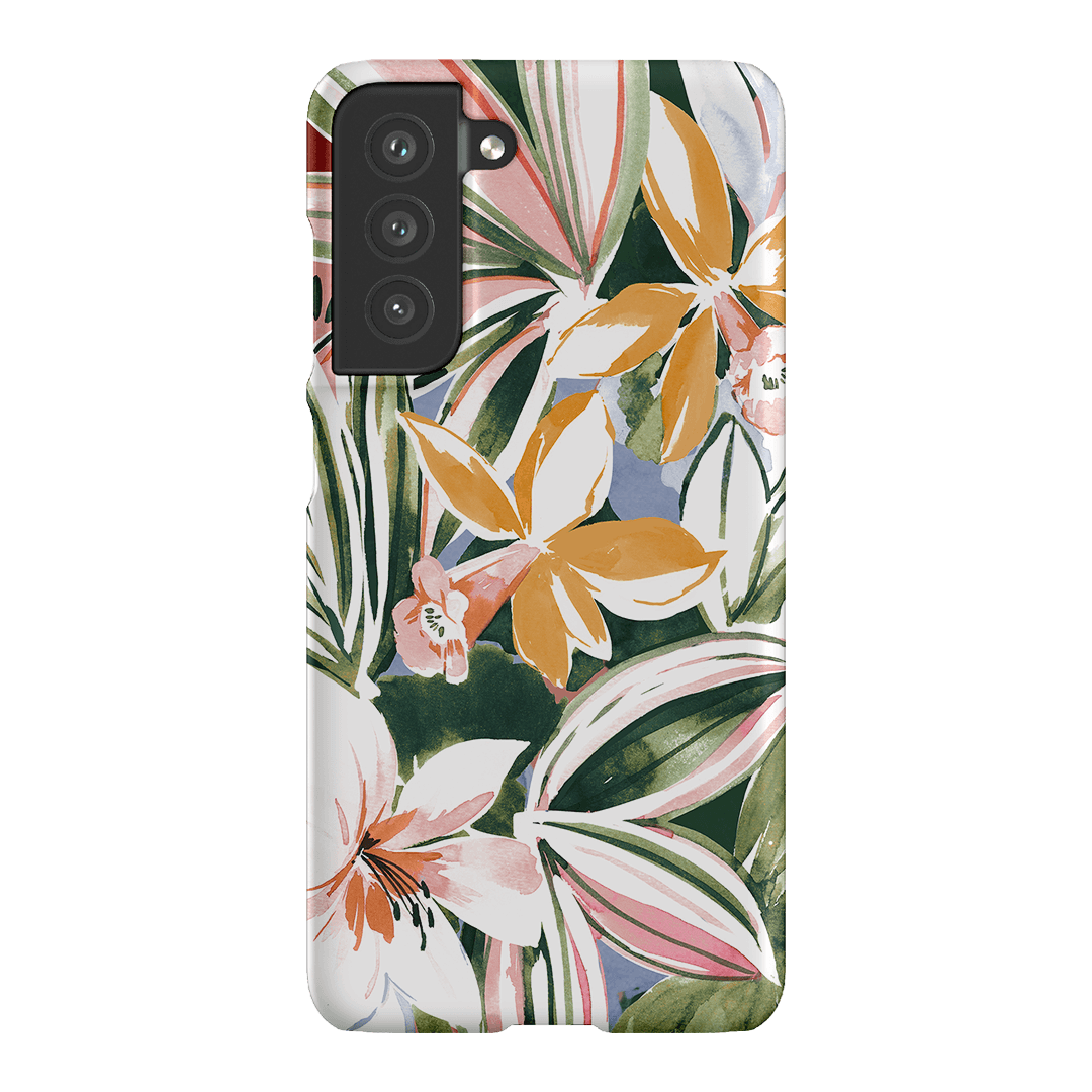 Painted Botanic Printed Phone Cases Samsung Galaxy S21 FE / Snap by Charlie Taylor - The Dairy