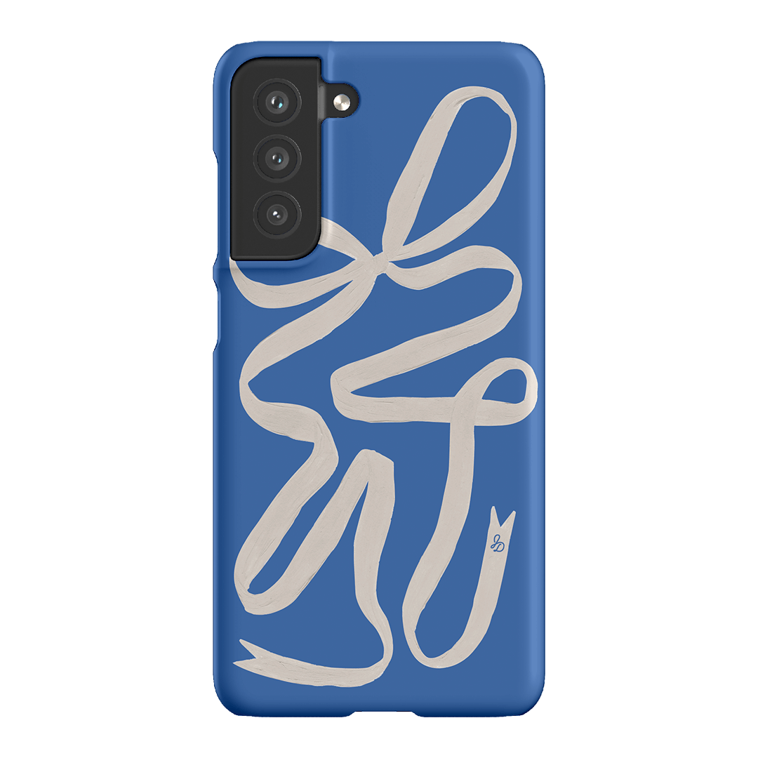 Something Blue Ribbon Printed Phone Cases Samsung Galaxy S21 FE / Snap by Jasmine Dowling - The Dairy