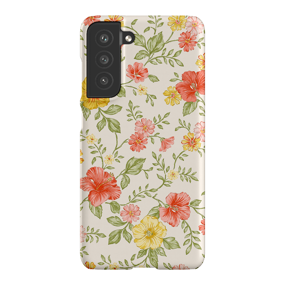Hibiscus Printed Phone Cases Samsung Galaxy S21 FE / Snap by Oak Meadow - The Dairy